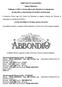 TRIBUNALE DI ALESSANDRIA. Sezione Fallimentare. Fallimento n. 6/2014 ex Tortona della società Abbondio S.r.l. in liquidazione