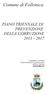 Comune di Follonica PIANO TRIENNALE DI PREVENZIONE DELLA CORRUZIONE 2015-2017