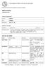 Occupation Appointment Structure. Degree Course of studies University year of achievement of the degree