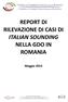 REPORT DI RILEVAZIONE DI CASI DI ITALIAN SOUNDING NELLA GDO IN ROMANIA