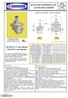 Mod. REGOLATORE DI PRESSIONE DI GAS GAS PRESSURE GOVERNOR. FSD-FSDC-ST: P 1 max. 200 mbar FSDR-STR: P 1 max. 500 mbar FSD - FSDC FSDR ST - STR