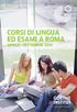 CORSI DI LINGUA ED ESAMI A ROMA