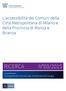 L accessibilità dei Comuni della Città Metropolitana di Milano e della Provincia di Monza e Brianza