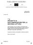 PARLAMENTO EUROPEO. Commissione per l'ambiente, la sanità pubblica e la politica dei consumatori