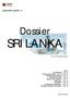 SRI LANKA. Dossier. I paesi dello tsunami 2/5. A cura di Francesco Paletti