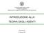 Università degli Studi di Udine Facoltà di Ingegneria Dipartimento di Ingegneria Elettrica Gestionale Meccanica INTRODUZIONE ALLA TEORIA DEGLI AGENTI