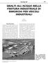 SMALTI ALL ACQUA NELLA FINITURA INDUSTRIALE DI RIMORCHI PER VEICOLI INDUSTRIALI