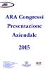 ARA Congressi Presentazione Aziendale