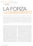 LA FORZA. CoverStory. a cura di Fabrizio Rinversi