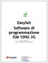 EasySet Software di programmazione ISM 1000.3G