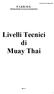 Livelli Tecnici di Muay Thai