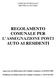 REGOLAMENTO COMUNALE PER L ASSEGNAZIONE POSTI AUTO AI RESIDENTI