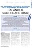 BALANCED SCORECARD (BSC)