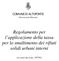 Regolamento per l applicazione della tassa per lo smaltimento dei rifiuti solidi urbani interni