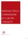 MANUALE DELLA COMMISSIONE DI CLUB PER I PROGETTI