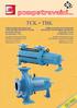 TCK TBK ISO 9001. POMPE CENTRIFUGHE MONOSTADIO A TRASCINAMENTO MAGNETICO ISO 2858 Portate fino a 280 m 3 /h Prevalenze fino a 14 bar