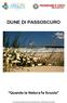 DUNE DI PASSOSCURO Quando la Natura fa Scuola