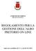 COMUNE DI LIMENA PROVINCIA DI PADOVA REGOLAMENTO PER LA GESTIONE DELL ALBO PRETORIO ON LINE