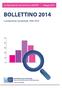 Le dipendenze nel territorio dell Azienda Sanitaria Firenze: Bollettino 2014 e andamento anni 1996-2014