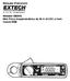 Manuale d'istruzioni. Modello 380942 Mini Pinza Amperometrica da 30 A AC/DC a Vero Valore RMS