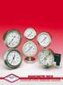 MANOMETRI INOX STAINLESS STEEL PRESSURE GAUGES