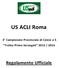 US ACLI Roma. 3 Campionato Provinciale di Calcio a 5 Trofeo Primo Serangeli 2015 / 2016. Regolamento Ufficiale