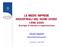 LE MEDIE IMPRESE INDUSTRIALI DEL NORD OVEST 1996-2005 Strategie di mercato e organizzazione