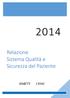 Relazione Sistema Qualità e Sicurezza del Paziente