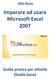 Imparare ad usare Microsoft Excel 2007