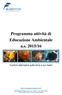 Programma attività di Educazione Ambientale a.s. 2015/16