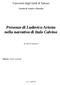 Presenze di Ludovico Ariosto nella narrativa di Italo Calvino