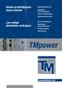 TMpower. Quadro di distribuzione bassa tensione. Low voltage distribution switchgear. www.tmelectro.com