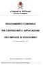 REGOLAMENTO COMUNALE PER L ISTITUZIONE E L APPLICAZIONE DELL IMPOSTA DI SOGGIORNO