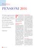 pensioni 2016 Previdenza