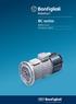 NON VENTILATED DC MOTORS