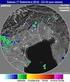 Fig. 2 (in alto)- Immagine del radar di Fossalon di Grado delle ore 17:10 UTC dell11 maggio 2014