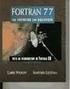 II Esercitazione: S.O. & Fortran 77