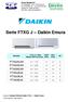 Serie FTXG J Daikin Emura