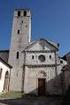 Santo vescovo in un affresco nella chiesa di S.Ponziano, provincia di Lucca