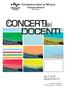 DOCENTI. dei. dal 7 al 31 ottobre 2015 CONSERVATORIO DI MUSICA. Giuseppe Martucci SALERNO. Chiesa S. Apollonia Conservatorio G.