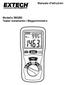 Modello Tester Isolamento / Megaohmmetro. Manuale d'istruzioni