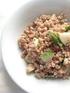 1) Insalata di farro, pere e gorgonzola