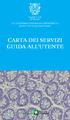 CARTA DEI SERVIZI GUIDA ALL UTENTE