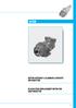 H1CR MOTORI INTEGRATI A CILINDRATA COSTANTE PER RIDUTTORI PLUG-IN FIXED DISPLACEMENT MOTOR FOR GEAR REDUCTOR H/1