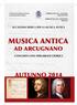 MUSICA ANTICA AD ARCUGNANO CONCERTI CON STRUMENTI STORICI ACCADEMIA BERICA PER LA MUSICA ANTICA PARROCCHIA DI S. GIUSTINA ARCUGNANO