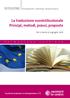 La traduzione euroistituzionale Principi, metodi, prassi, proposte