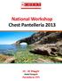 National Workshop Chest Pantelleria 2013