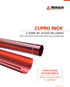 CUPRO INOX VERO RAME INOXIDABILE TRUE STAINLESS COPPER IL RAME DEL NUOVO MILLENNIO THE COPPER FOR THE NEW MILLENNIUM ITALIANO ENGLISH