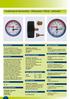 Combinazione Termometro - Manometro / Termo - idrometro