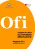 Prefettura di Macerata Ufficio Territoriale del Governo OSSERVATORIO SUL FENOMENO IMMIGRAZIONE. Rapporto 2011 (dati relativi all anno 2010)